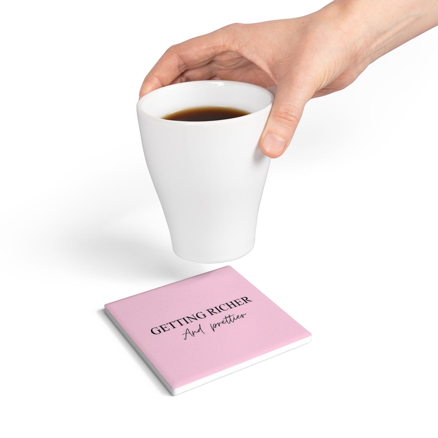 Getting Richer & Prettier Ceramic Coaster