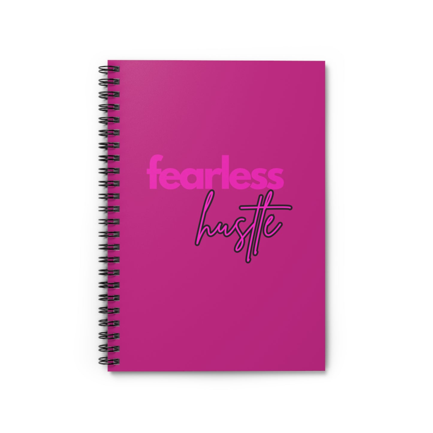 Fearless Hustle Spiral Notebook + Journal