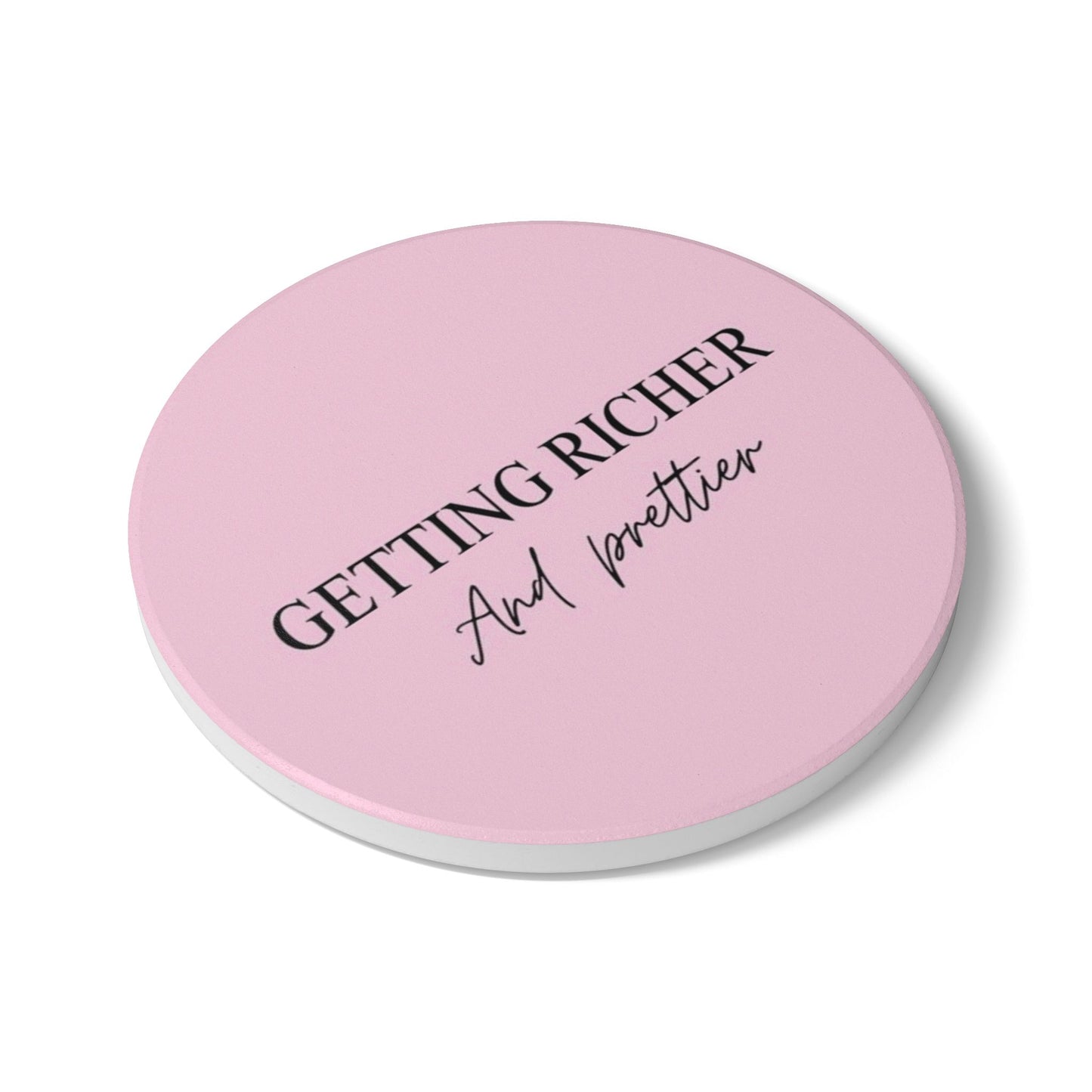 Getting Richer & Prettier Ceramic Coaster