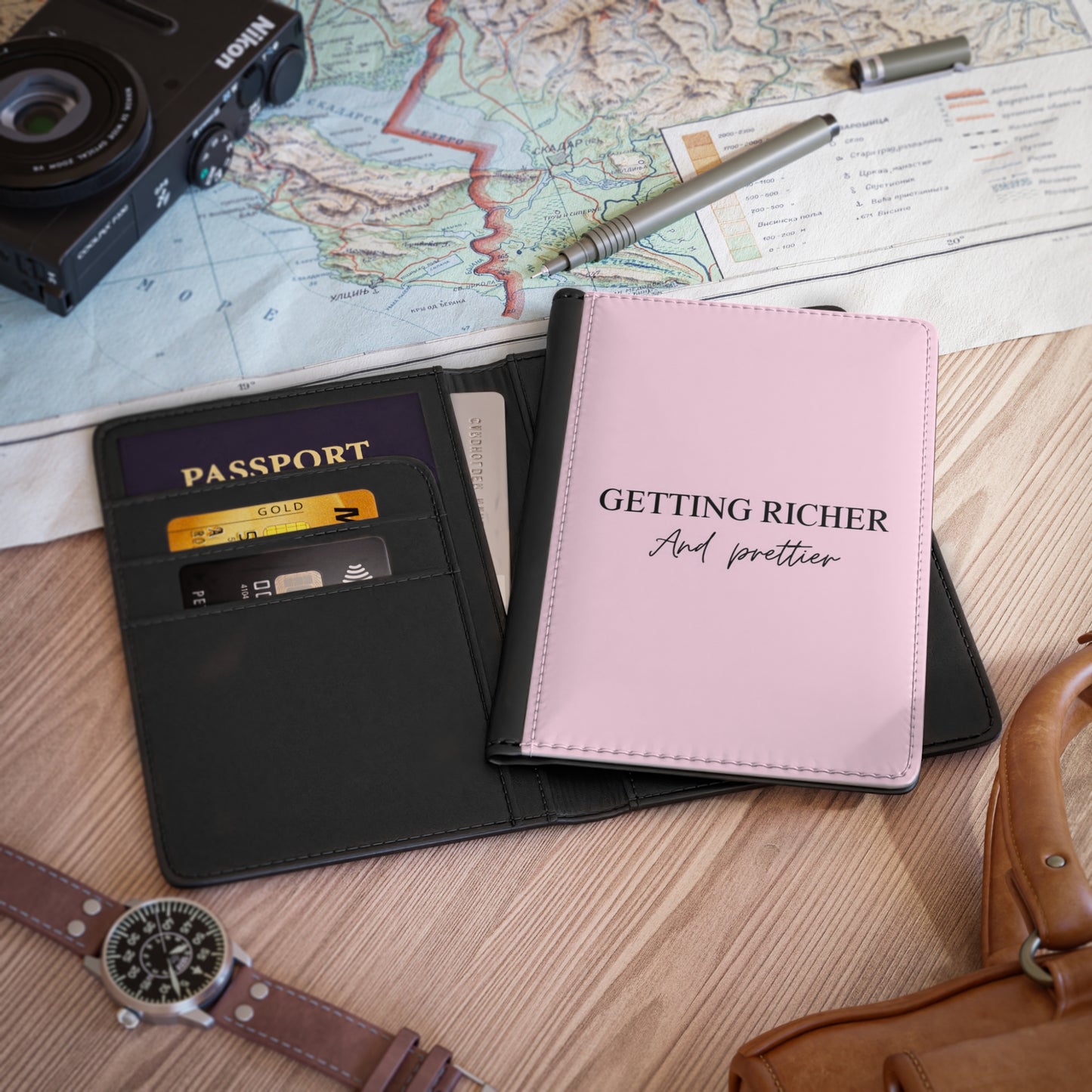 Getting Richer & Prettier Passport Cover
