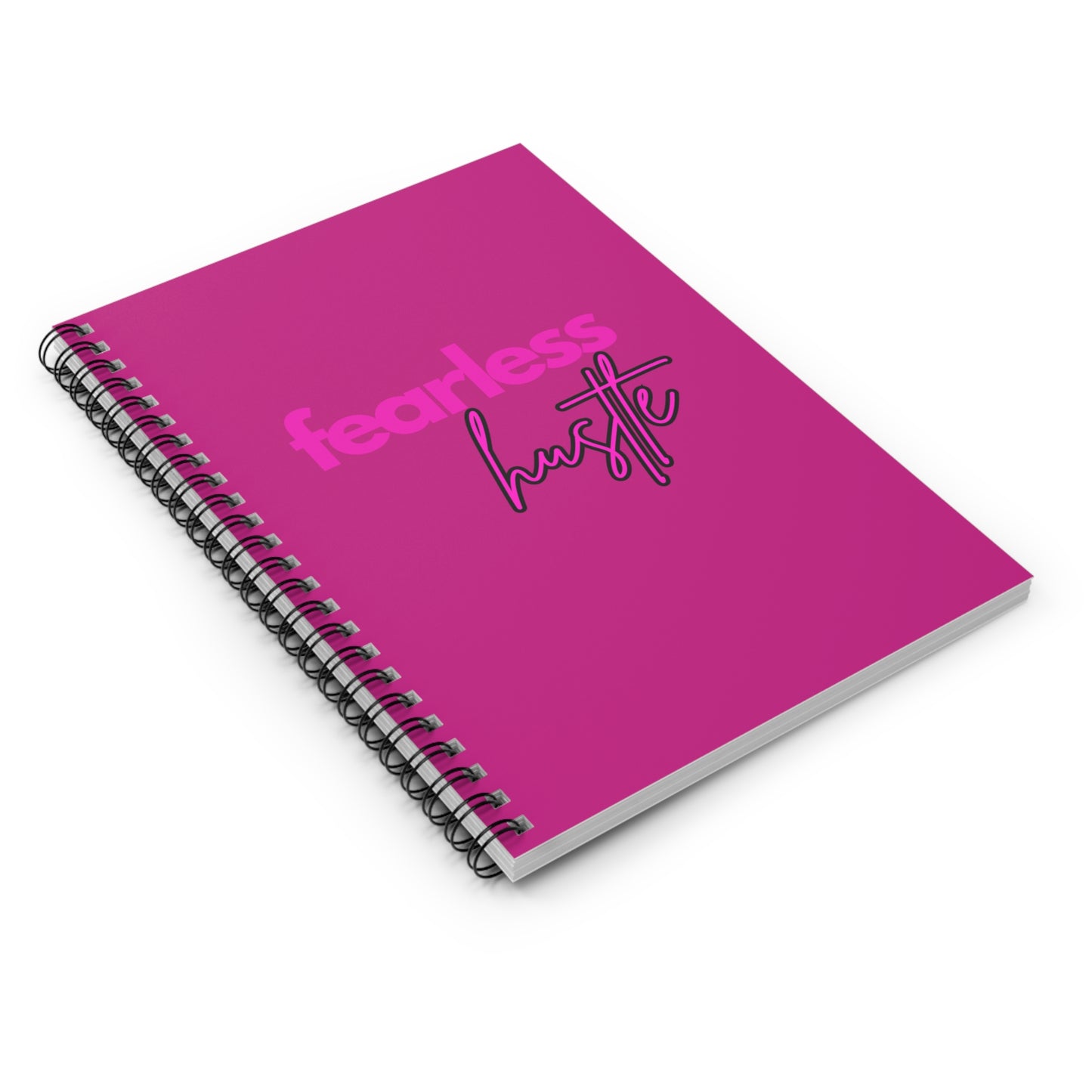Fearless Hustle Spiral Notebook + Journal
