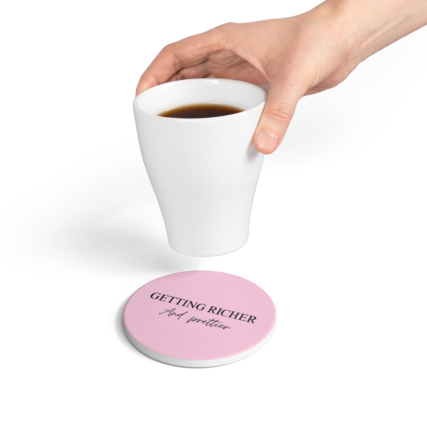 Getting Richer & Prettier Ceramic Coaster