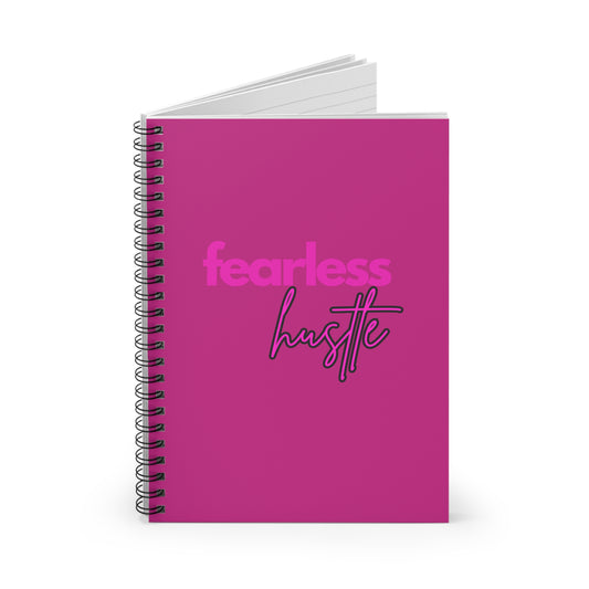 Fearless Hustle Spiral Notebook + Journal