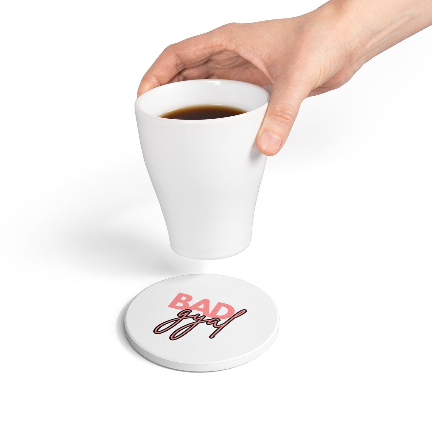 Boss Up Ceramic Coaster