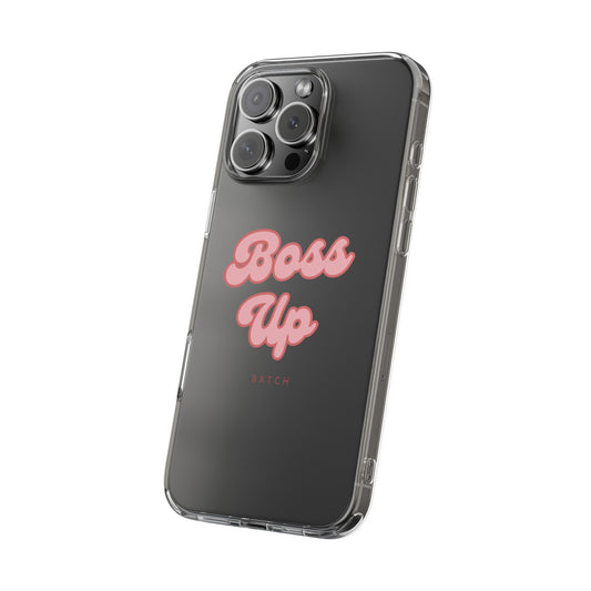 Boss Up Clear Phone Case