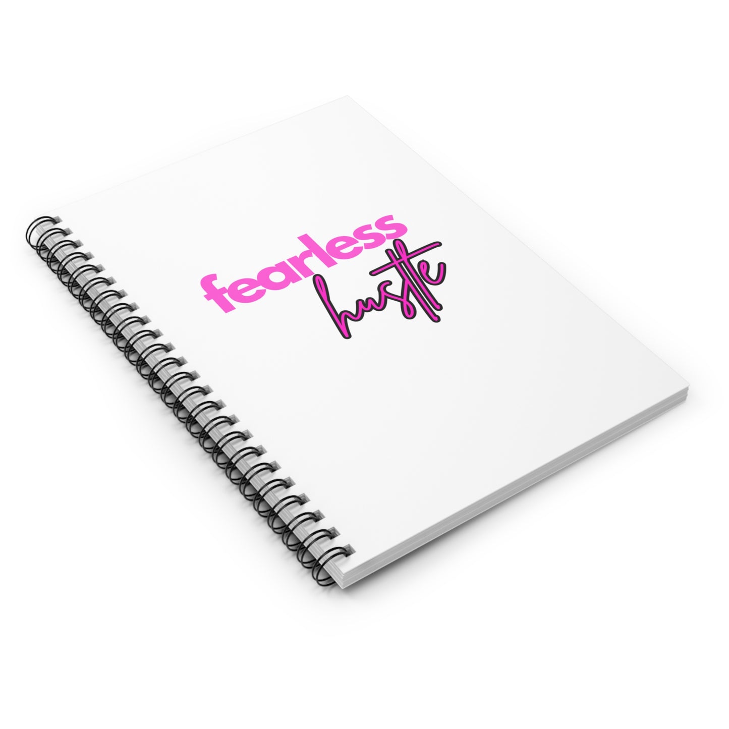 Fearless Hustle Spiral Notebook + Journal