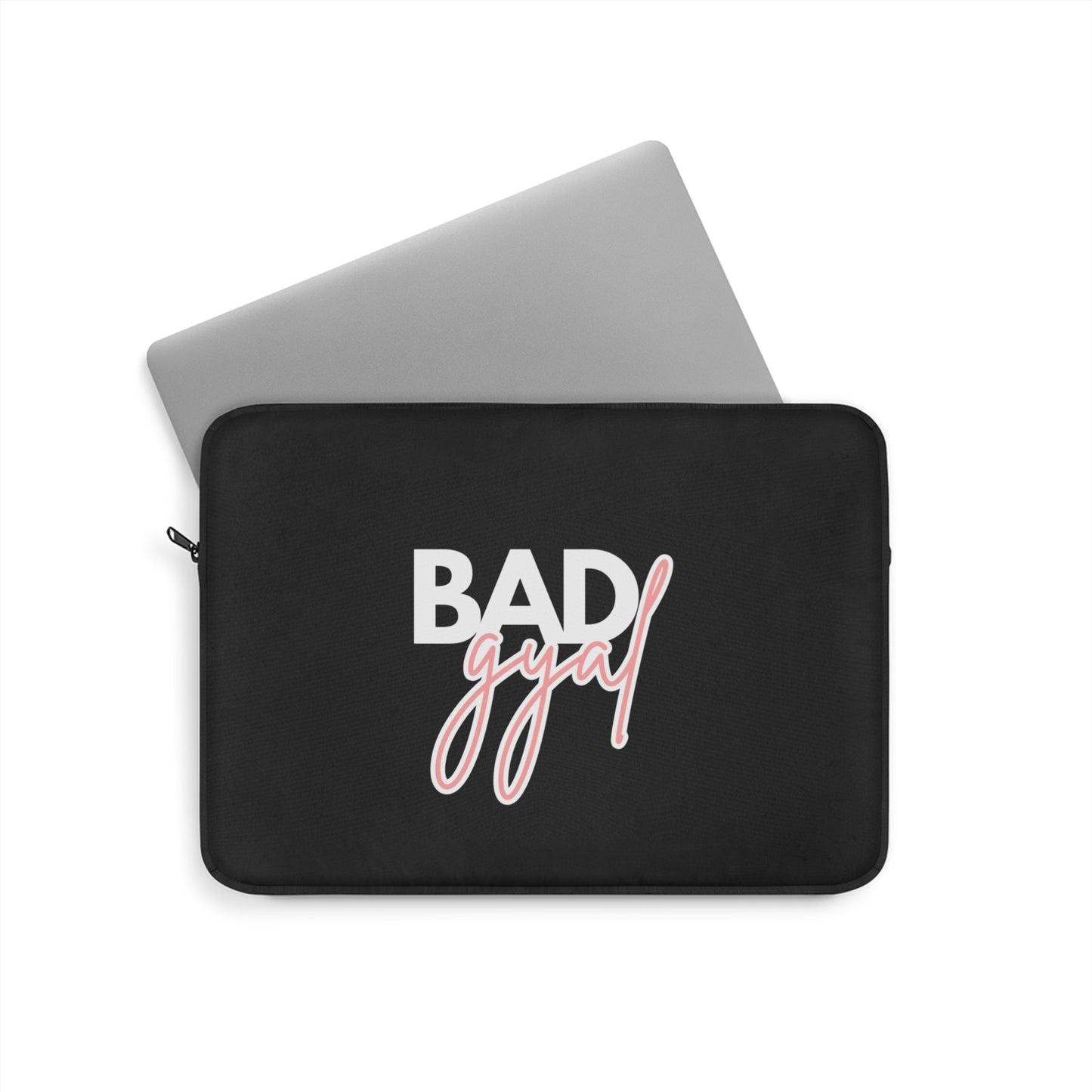 Black Bad Gyal Laptop + iPad Sleeve