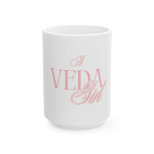 A Veda Girl Ceramic Mug