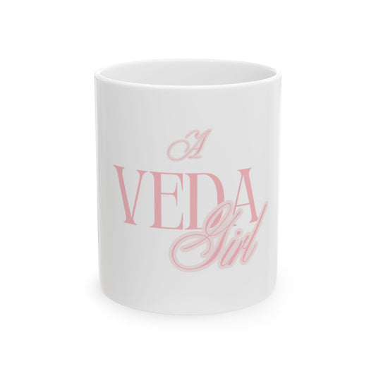 A Veda Girl Ceramic Mug