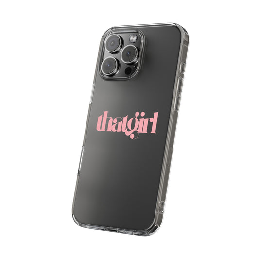 That Girl Clear Phone Case
