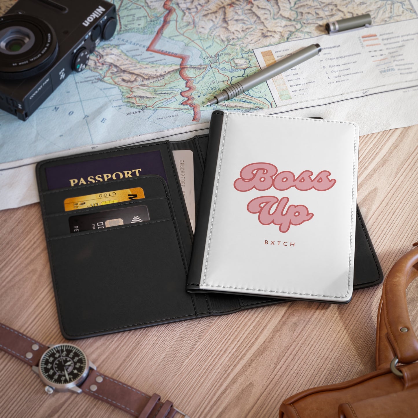 Boss Up Passport Cover