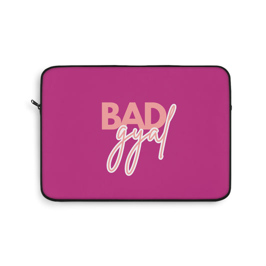 Pink Bad Gyal Laptop + iPad Sleeve