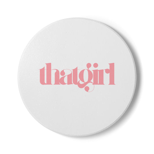 That Girl Ceramic Coaster