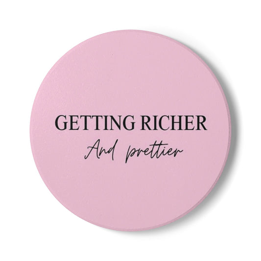Getting Richer & Prettier Ceramic Coaster